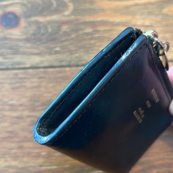 & Other Stories | H&M | Mini Leather Card Wallet | Coin Zipper | Black - Picture 4 of 6